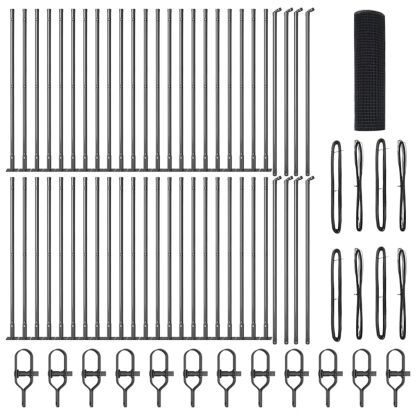 Оградa с колчета Сив 0.8 x 100 м Стомана