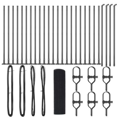 Оградa с колчета Сив 0.8 x 100 м Стомана