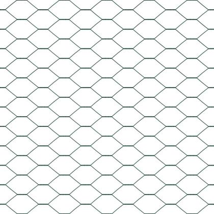 Оградa с колчета Зелен 1.6 x 10 m Покрит със PVC стомана