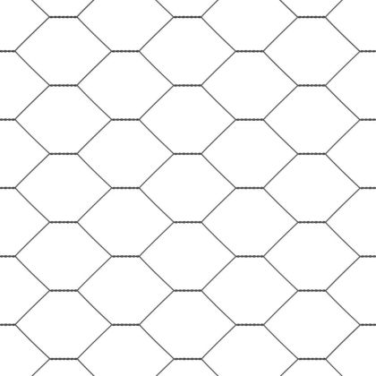 Оградa с колчета Сив 0.5 x 10 м Покрит със PVC стомана