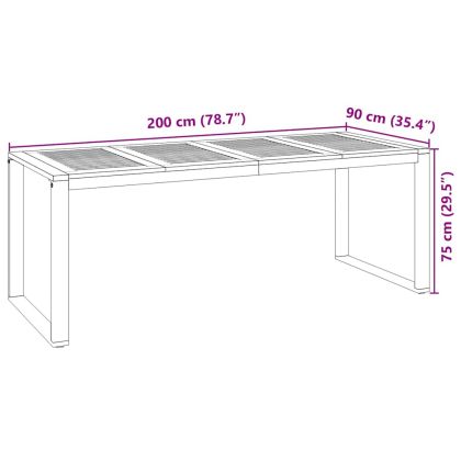 Комплект за хранене в градината 7 pcs Черно полиратан