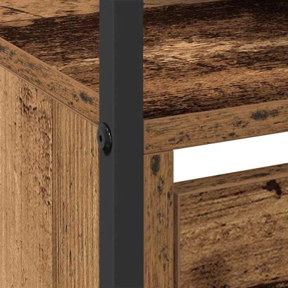 Шкаф за обувки Старо дърво 100 x 34 x 112 см Инженерно дърво