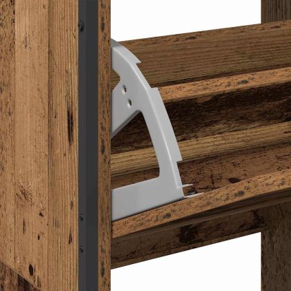 Шкаф за обувки Старо дърво 100 x 34 x 112 см Инженерно дърво