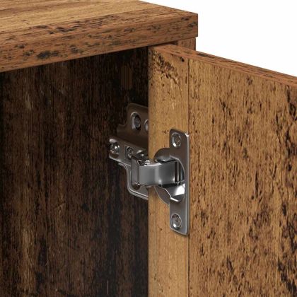 Служебен шкаф 2 pcs Старо дърво 60 x 31 x 70 см Инженерно дърво