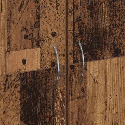 Офис шкаф с рафт Старо дърво 60 x 32 x 153 Инженерно дърво