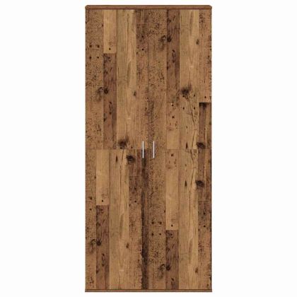 Висока масичка Старо дърво 80 x 35 x 180 см Инженерно дърво