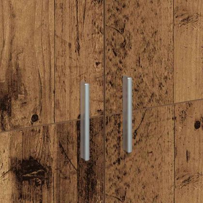 Висока масичка Старо дърво 80 x 35 x 180 см Инженерно дърво