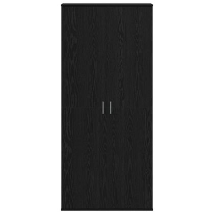 Висока масичка Черен дъб 80 x 35 x 180 см Инженерно дърво