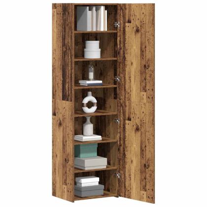 Висок шкаф Старо дърво 50 x 42.5 x 185 см Инженерно дърво