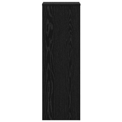 Стойка за растения 2 pcs Черния дъб 33 x 33 x 100 cm