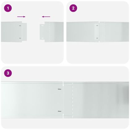 Ограничители за тревни площи 30 pcs Сребрист 100 x 25 cm