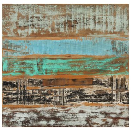 Трапезна маса, 82x80x76 см, регенерирано дърво масив