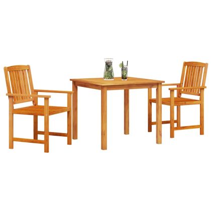 Комплект за хранене в градината 3 pcs Кафяво