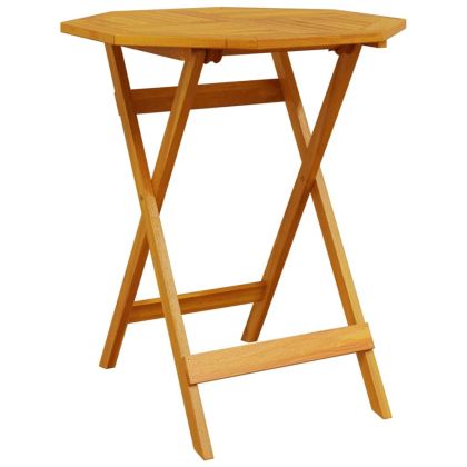 Сгъваем комплект мебели за бистро 3 pcs Кафяво