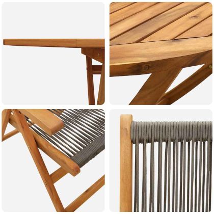 Комплект за хранене в градината 5 pcs Сив