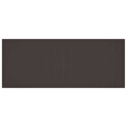 Градинска маса за хранене Кафяво 250 x 100 x 73 см полиратан