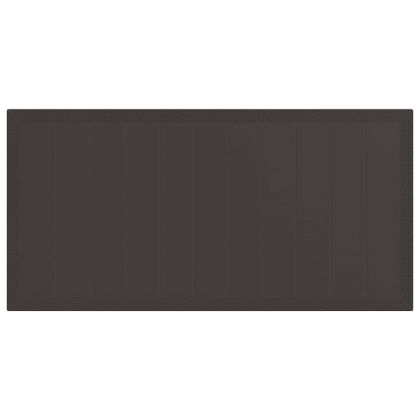 Комплект за хранене в градината 9 pcs Кафяво Ратан Polt