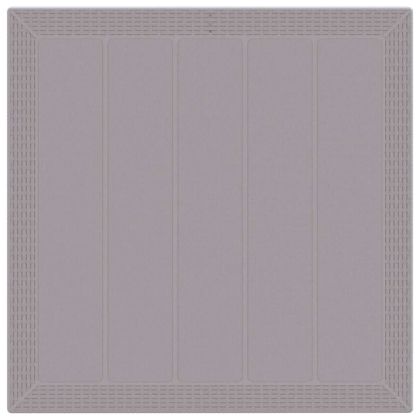 Комплект за хранене в градината 3 pcs Светлосиво Ратан Polt