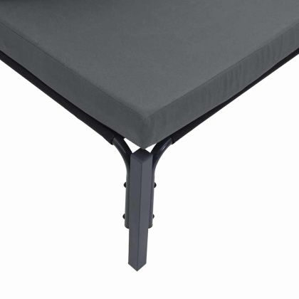 Градински Софа Комплект 7 pcs Антрацит Стомана & текстил