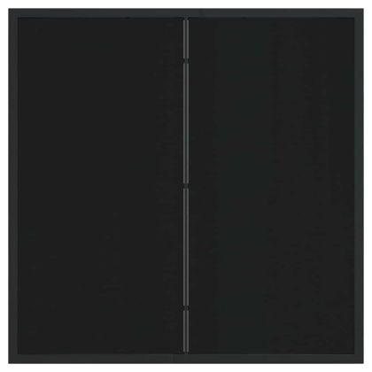 Комплект за хранене в градината 3 pcs Черно PVC ратан