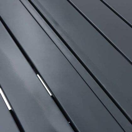 Разтеглена маса 2 pcs Антрацит 210 x 90 x 73 см Стомана