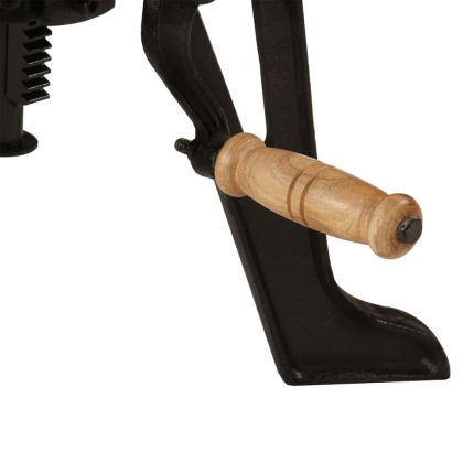 Странична маса, 60x(42-62) cм, акация масив и чугун