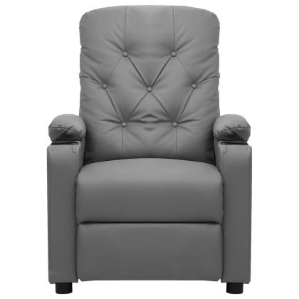 Наклоняем стол, сив, изкуствена кожа