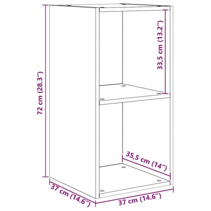 Комплект ТВ шкаф 4 pcs Черния дъб Инженерно дърво