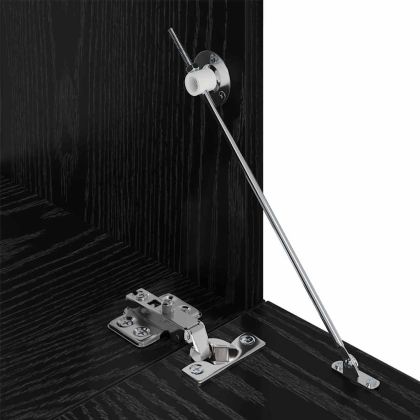 Комплект ТВ шкаф 5 pcs Черния дъб Инженерно дърво