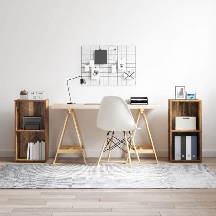 Комплект ТВ шкаф 2 pcs Старо дърво 37 x 35 x 72 см