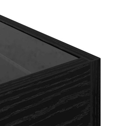 Шкаф за съхранение Черен дъб 40 x 40 x 30 cm