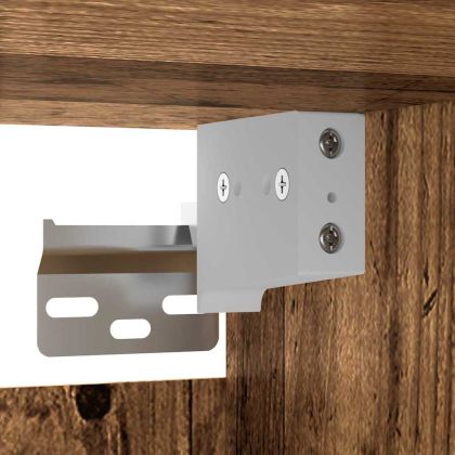 Стенни шкафове 2 pcs Старо дърво 69,5 x 34 x 90 см