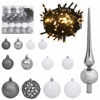 С изкуствено коледно дърво с 150 LED светодиода Зелен 150 cm