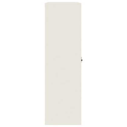 Шкаф за папки бял 90x40x140 см стомана