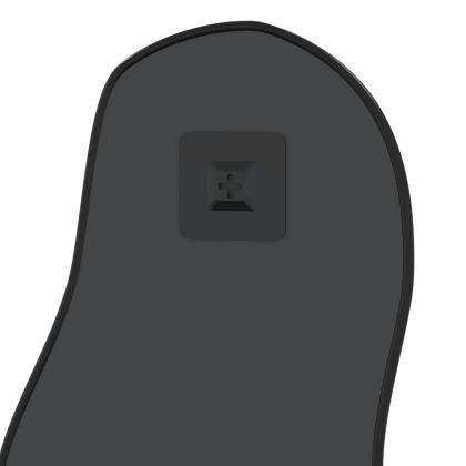 Стенно огледало черно 100x45 см