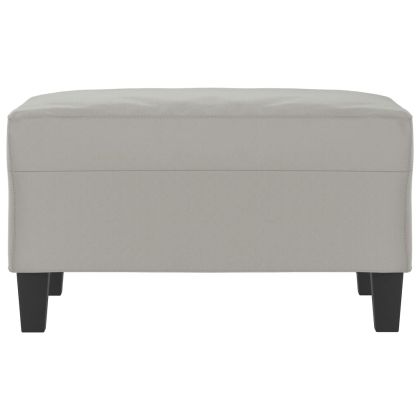 Табуретка, светлосива, 70x55x41 см, плат микрофибър