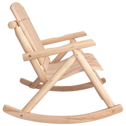 2-местна градинска пейка люлка 123x96x102 см масивен смърч