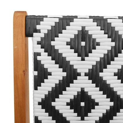 Градинска мебел Бяло 122 x 78 x 73 см