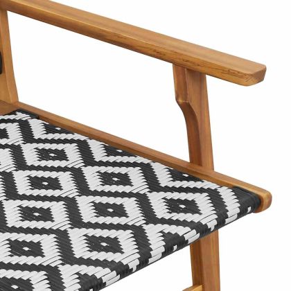 Градинска мебел 2 pcs Бяло 67 x 78 x 73 см