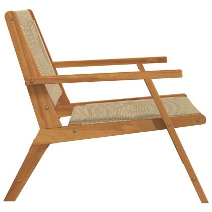 Градинска мебел 2 pcs Бежово 78 x 67 x 73 см