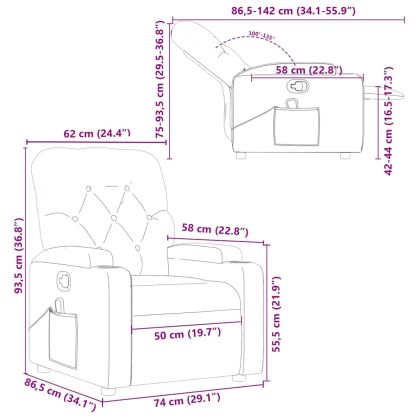Масажен наклоняем стол, кафяв, изкуствена кожа