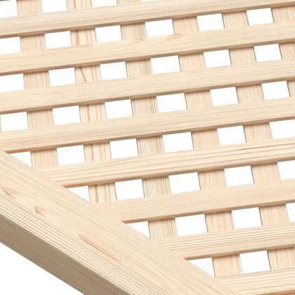 Врати за шкафове с решетен дизайн 2 бр 59,5x61,5 см бор масив