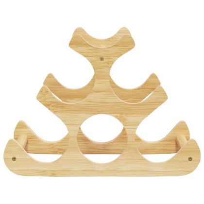 Поставка за вино за 6 бутилки 35x18x25,5 см бамбук