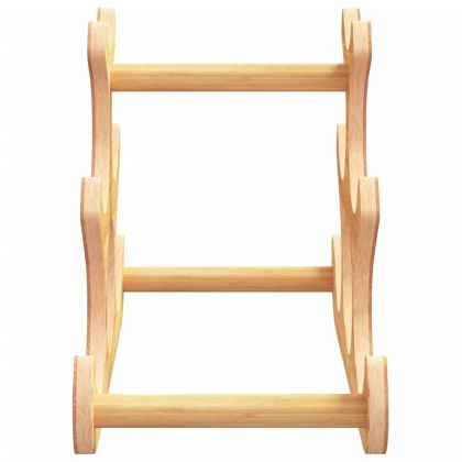 Поставка за вино за 6 бутилки 35x18x25,5 см бамбук