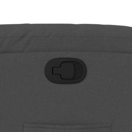 Реклайнер, тъмносив, текстил