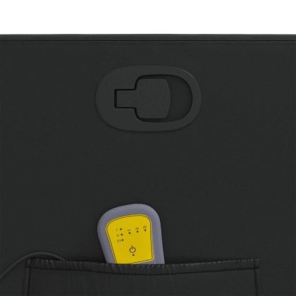 Масажен наклоняем стол, черен, изкуствена кожа