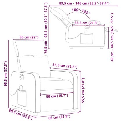 Масажен наклоняем стол, черен, изкуствена кожа