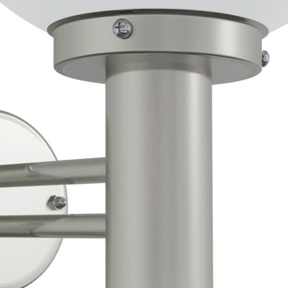 Външна стенна лампа Сребрист 28 x 25 x 38 см Неръждаема стомана