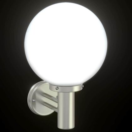 Външни стенни лампи 2 pcs Сребрист 28 x 25 x 38 см