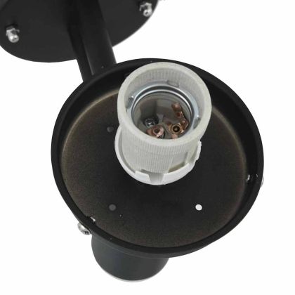 Външна стенна лампа Черно 28 x 25 x 38 см Неръждаема стомана